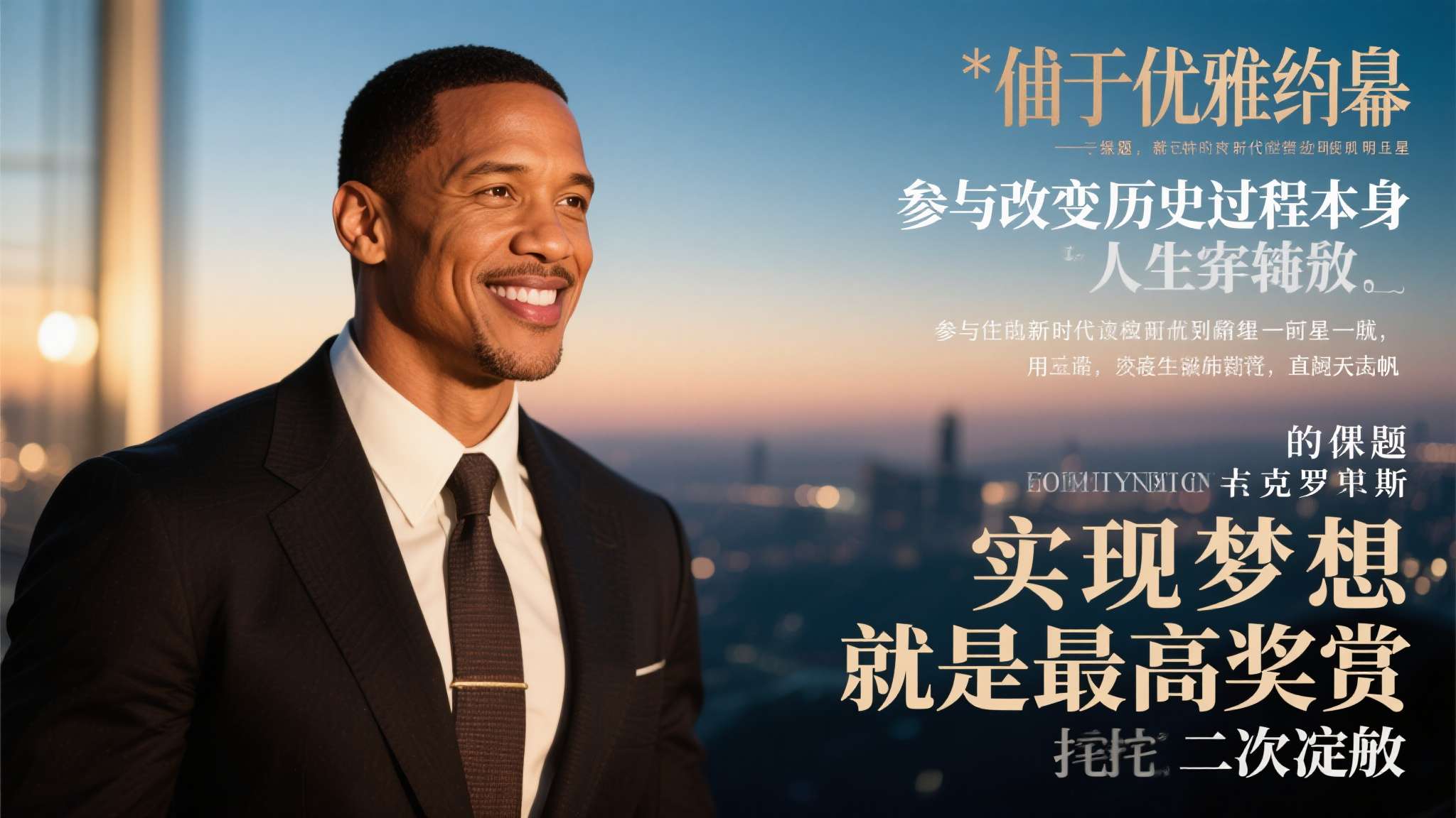 由此来看，《*如何优雅收官，实现梦想人生二次绽放》的课题，将继续伴随新时代最受瞩